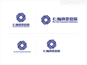 北京仁瀚投资担保公司标志设计案例图片与理念说明 西风东韵